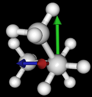 C4H10 gauche conformer